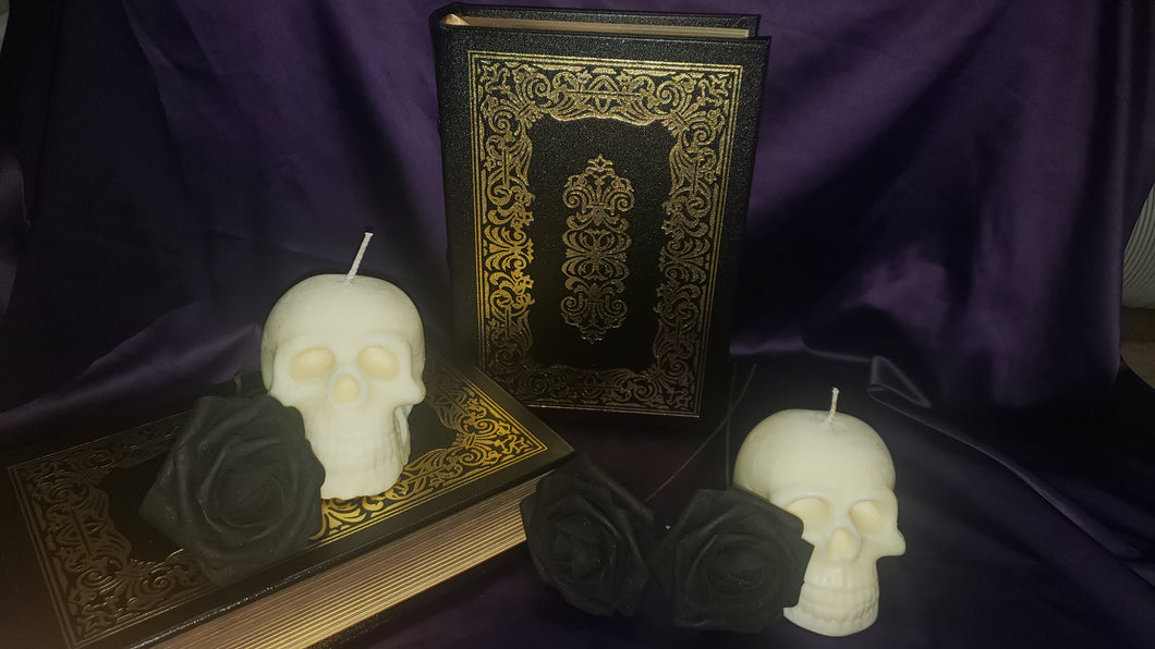 Scented Skull Candles